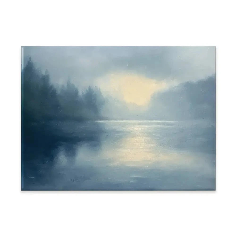 Blue Mountains Misty Morning Canvas Print Blue Mountains Misty Morning Canvas Print wall art product Gina Kelly - Independent