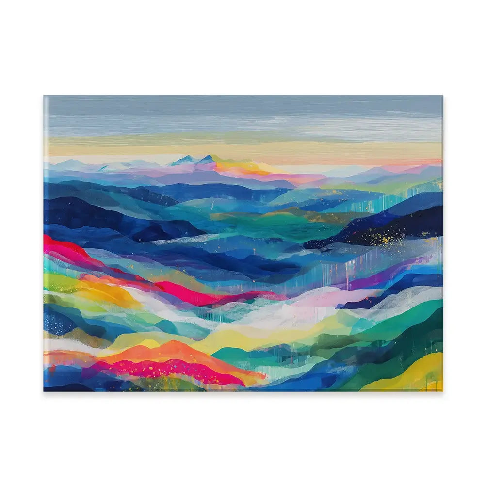 Blue Ridge Reverie Canvas Print Blue Ridge Reverie Canvas Print wall art product Chromatic Storm Studio
