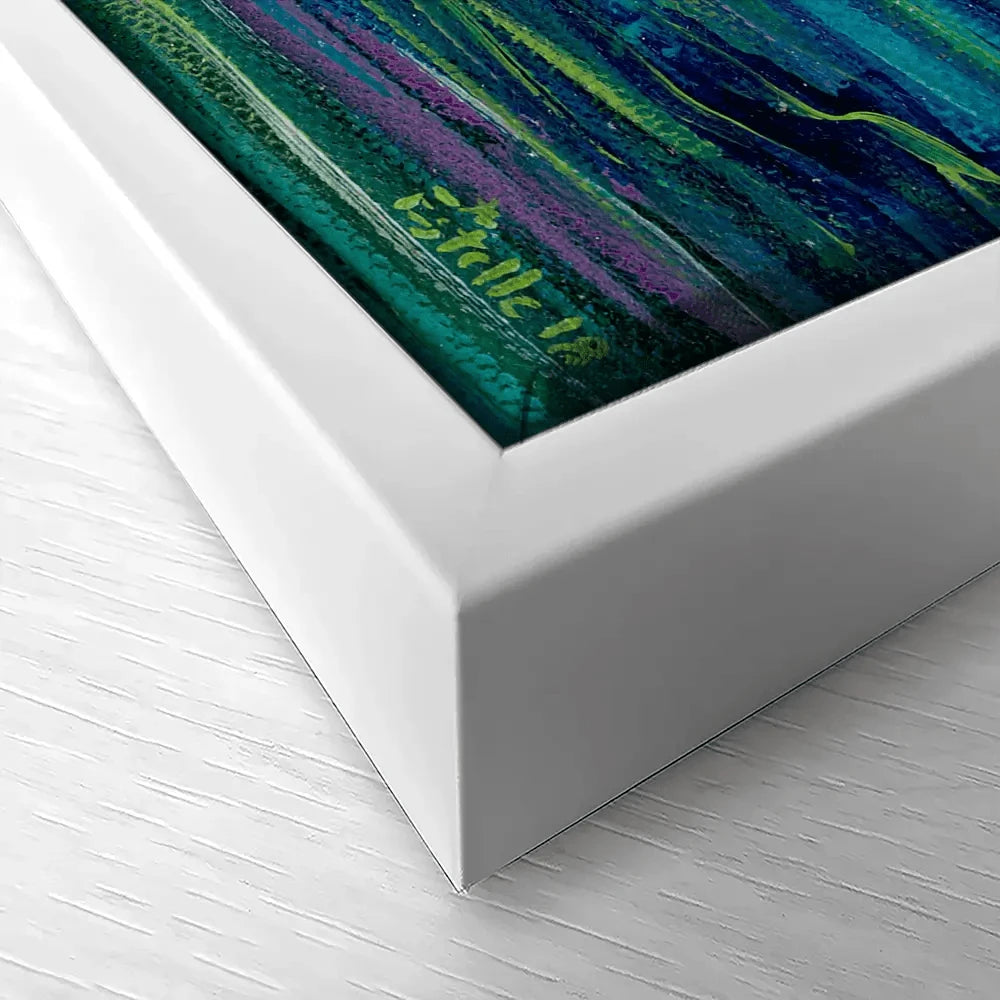 Blue Seas Canvas Print Blue Seas Canvas Print wall art product Estelle Grengs - Independent