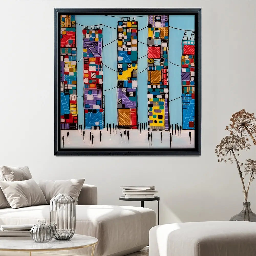 Blue Sky Canvas Print Blue Sky Canvas Print wall art product Ekaterina Ermilkina