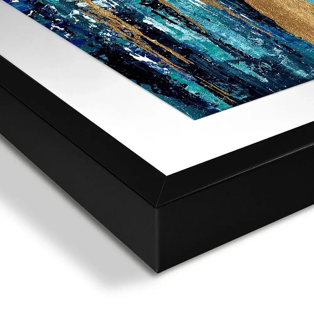 Blue Sunset Framed Art Print Blue Sunset Framed Art Print wall art product Svetlana Aleynikova