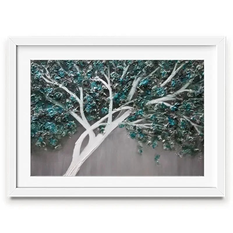 Blue Tree Of Life Framed Art Print Blue Tree Of Life Framed Art Print wall art product Osnat Tzadok