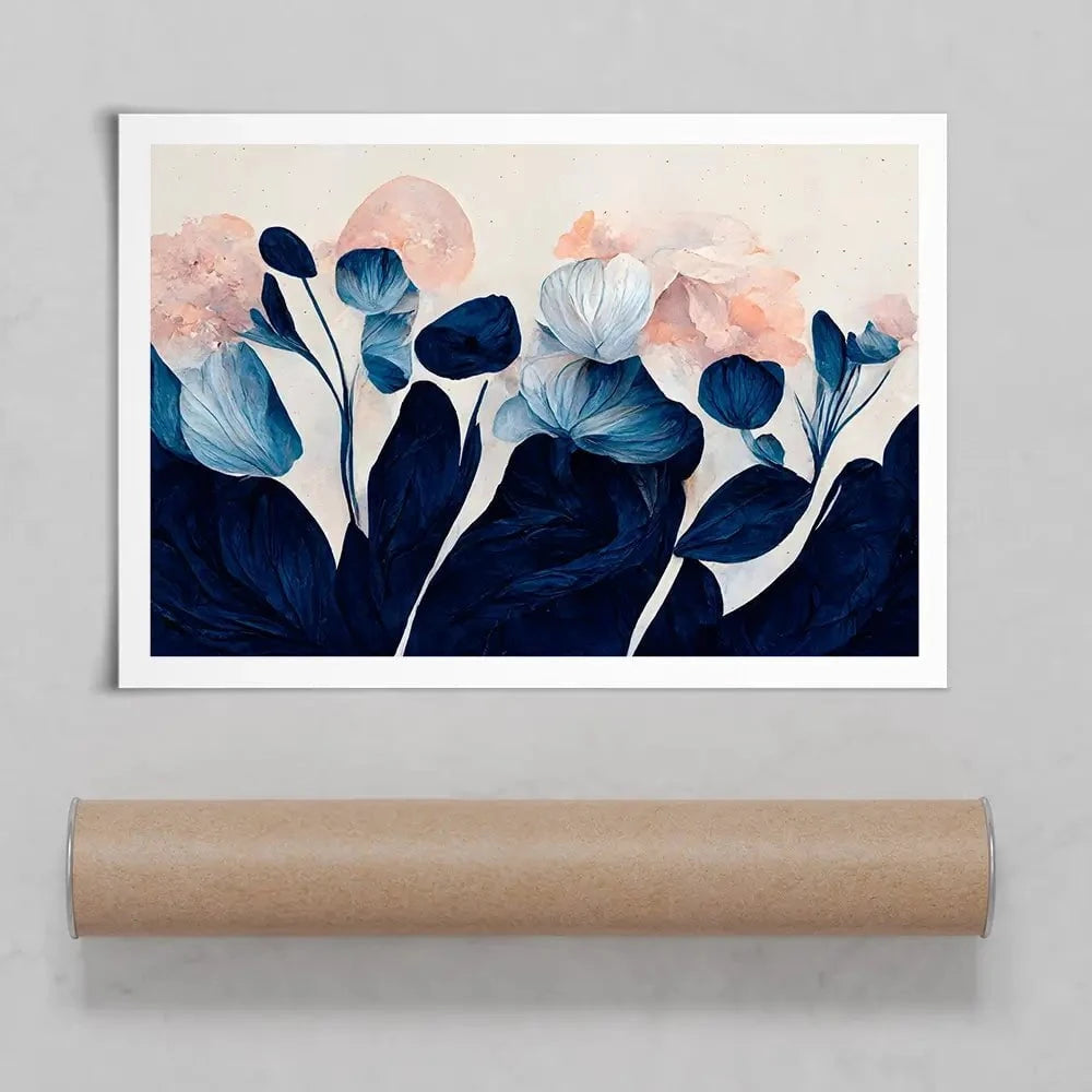 Blue Tulips Art Print Blue Tulips Art Print wall art product Treechild