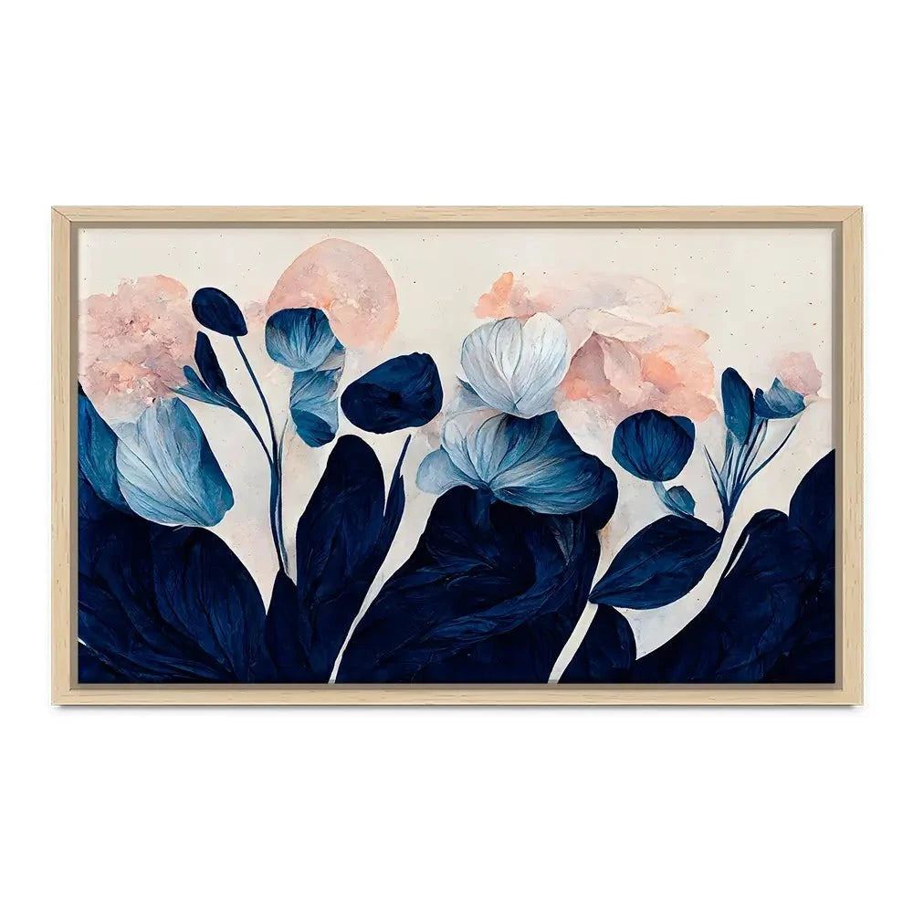 Blue Tulips Canvas Print Blue Tulips Canvas Print wall art product Treechild