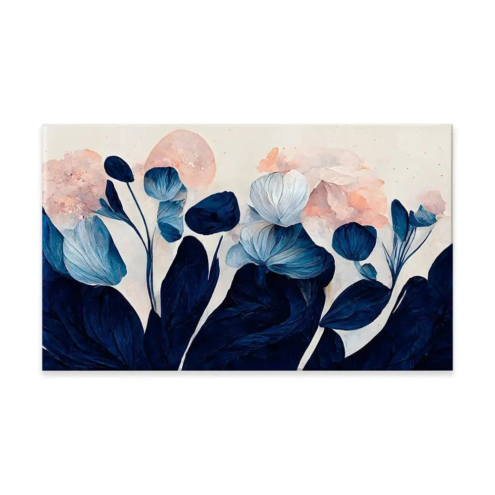 Blue Tulips Canvas Print Blue Tulips Canvas Print wall art product Treechild
