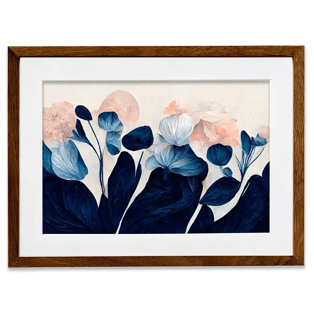 Blue Tulips Framed Art Print Blue Tulips Framed Art Print wall art product Treechild