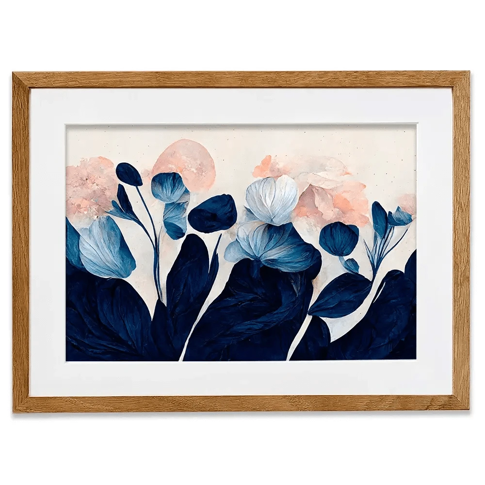 Blue Tulips Framed Art Print Blue Tulips Framed Art Print wall art product Treechild