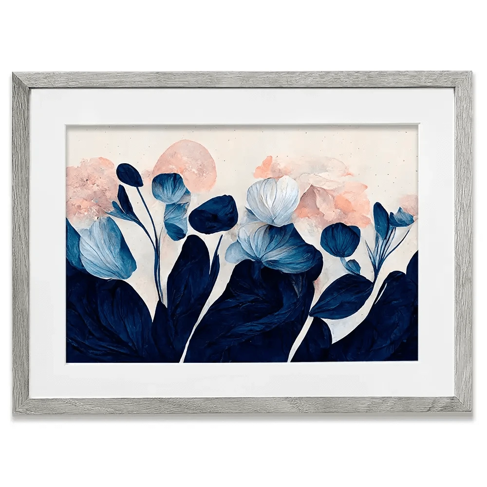 Blue Tulips Framed Art Print Blue Tulips Framed Art Print wall art product Treechild