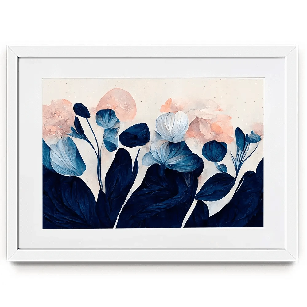 Blue Tulips Framed Art Print Blue Tulips Framed Art Print wall art product Treechild