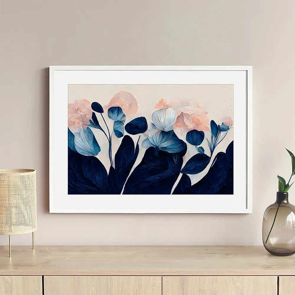 Blue Tulips Framed Art Print Blue Tulips Framed Art Print wall art product Treechild