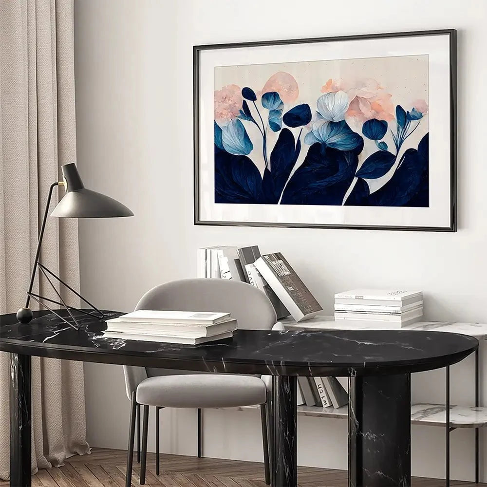 Blue Tulips Framed Art Print Blue Tulips Framed Art Print wall art product Treechild