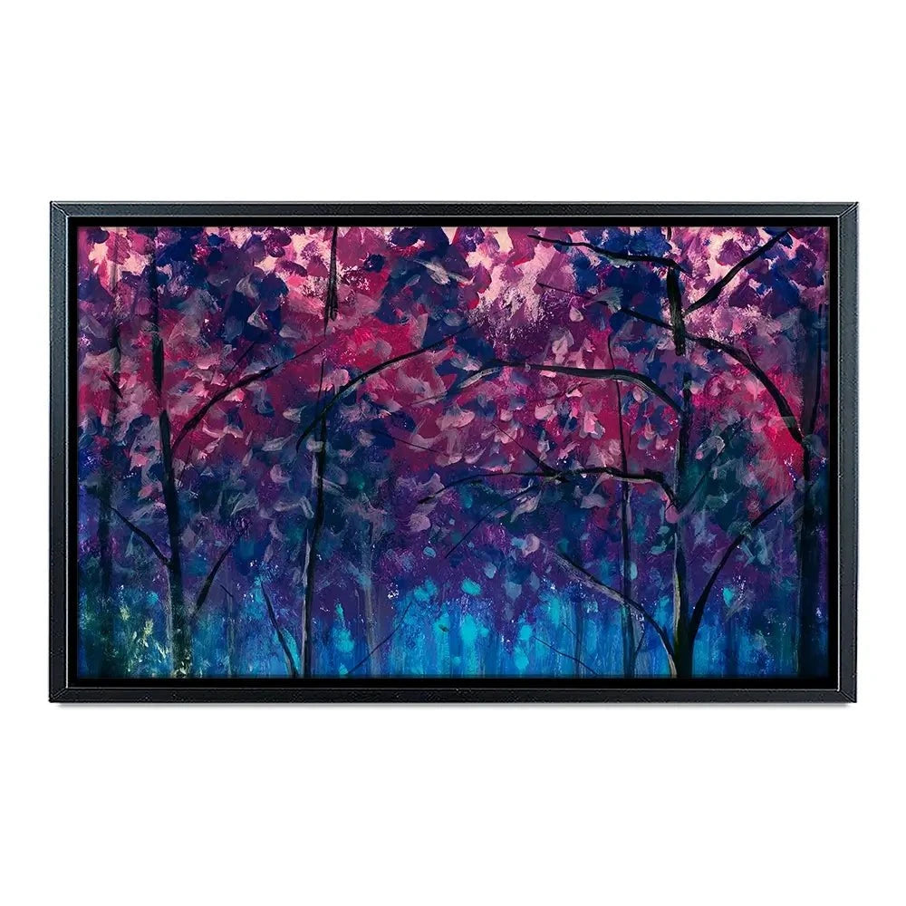 Blue Violet Trees Canvas Print Blue Violet Trees Canvas Print wall art product Valery Rybakow / Shutterstock