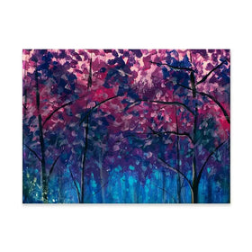 Blue Violet Trees Canvas Print Blue Violet Trees Canvas Print wall art product Valery Rybakow / Shutterstock