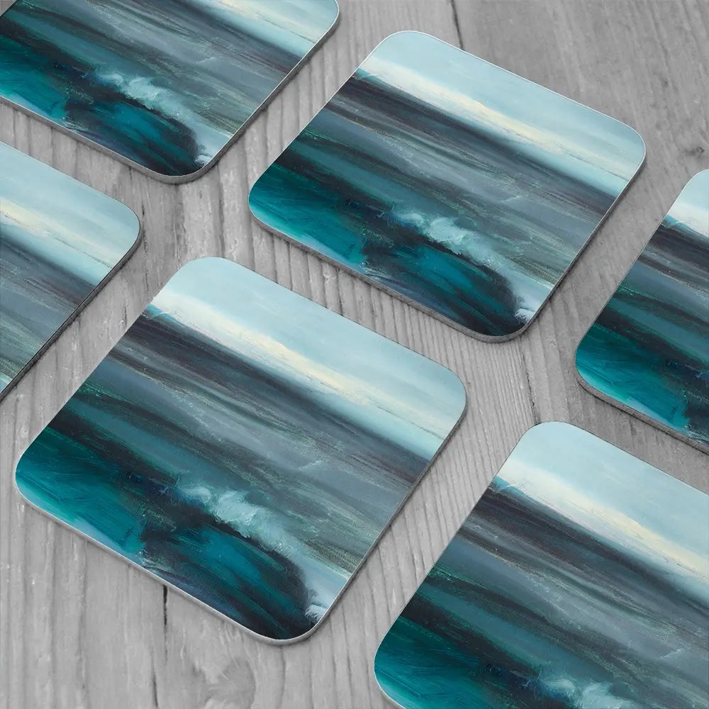 Blue Wash Coaster Set Blue Wash Coaster Set wall art product arteria.lab / Shutterstock