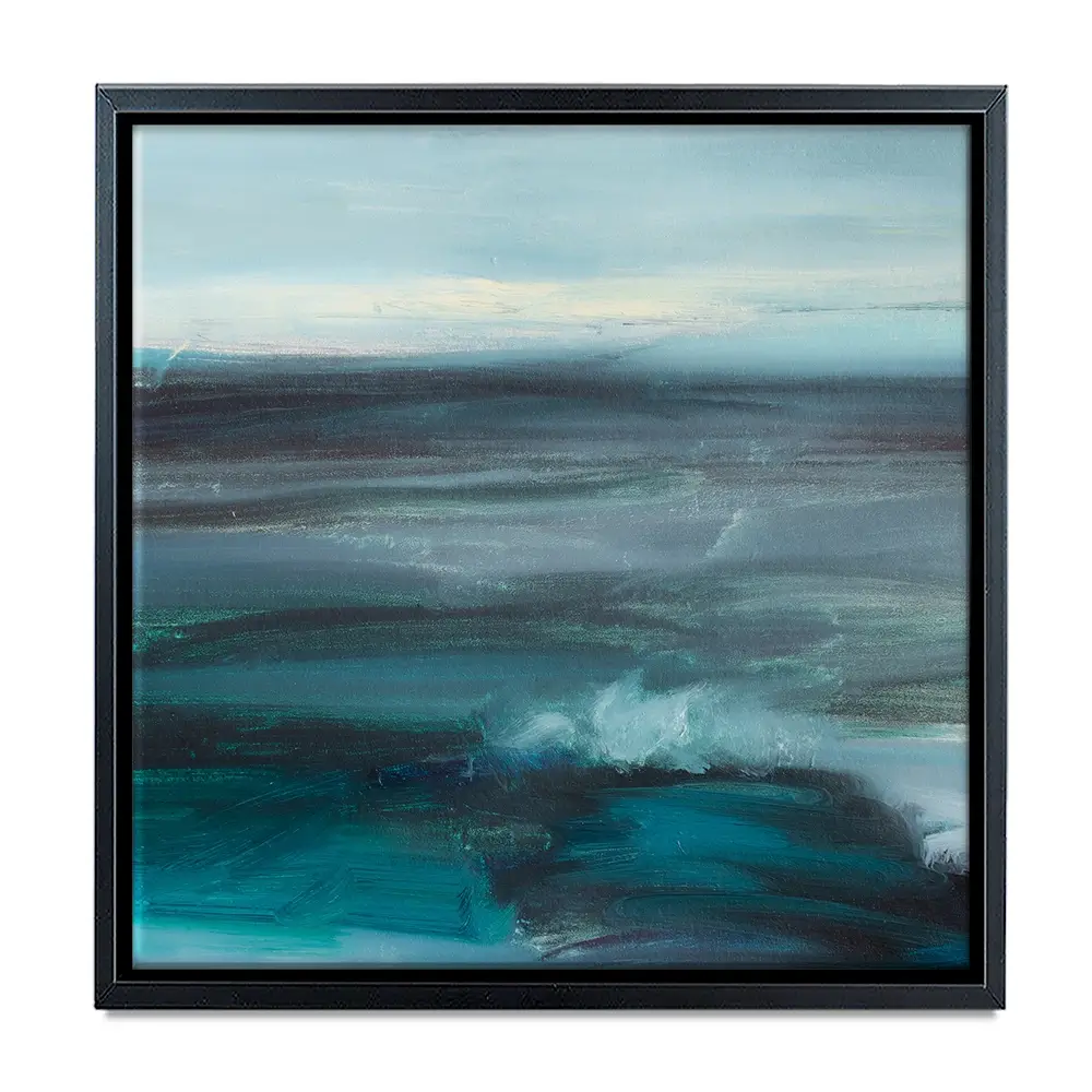 Blue Wash Square Canvas Print Blue Wash Square Canvas Print wall art product arteria.lab / Shutterstock