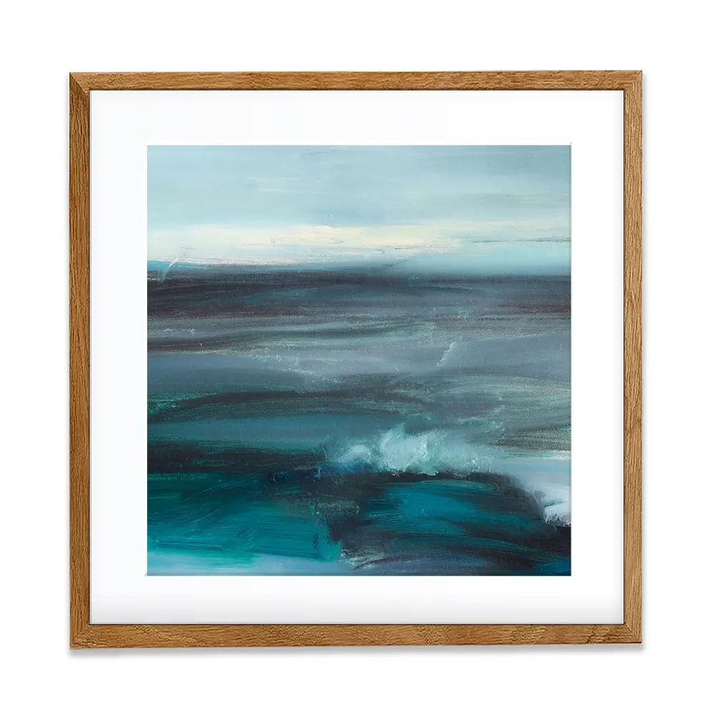 Blue Wash Square Framed Art Print Blue Wash Square Framed Art Print wall art product arteria.lab / Shutterstock