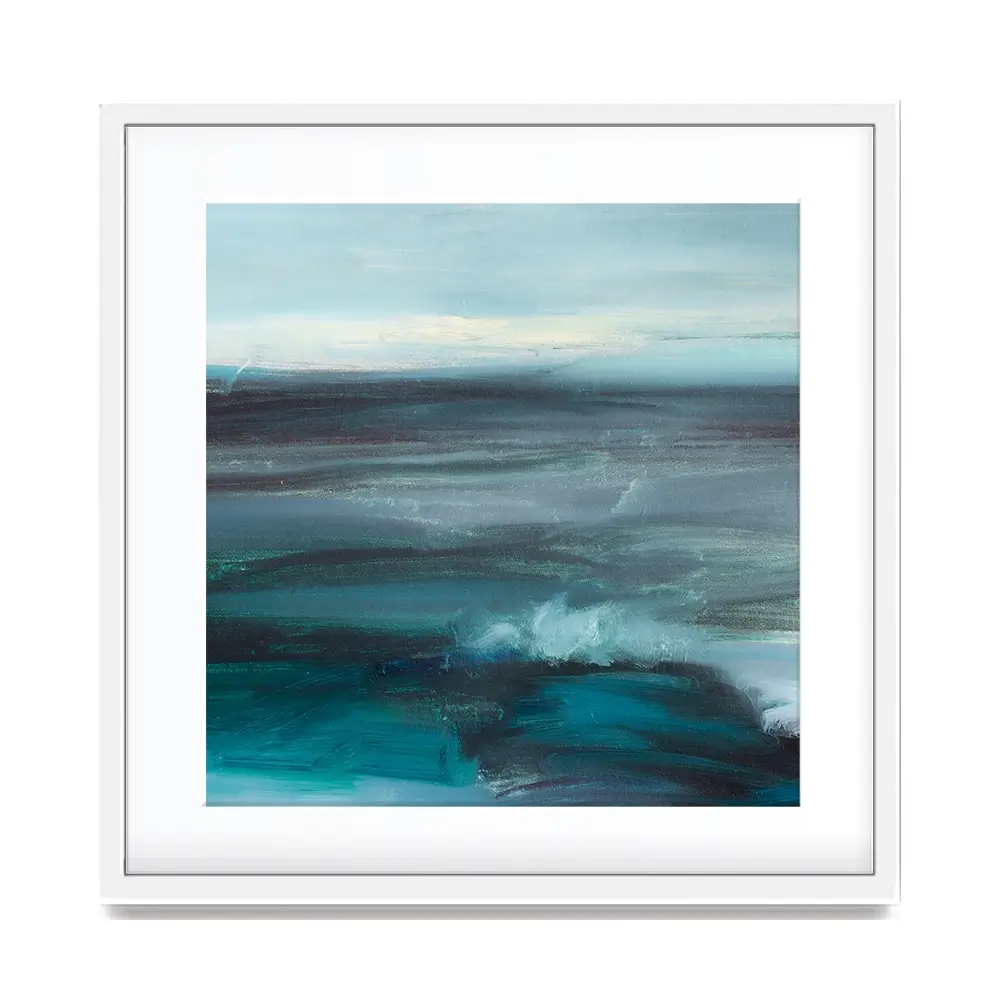 Blue Wash Square Framed Art Print Blue Wash Square Framed Art Print wall art product arteria.lab / Shutterstock