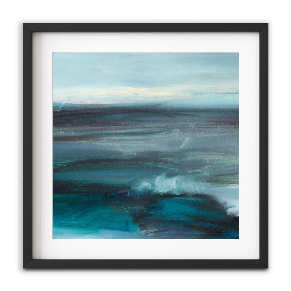Blue Wash Square Framed Art Print wall art product arteria.lab / Shutterstock