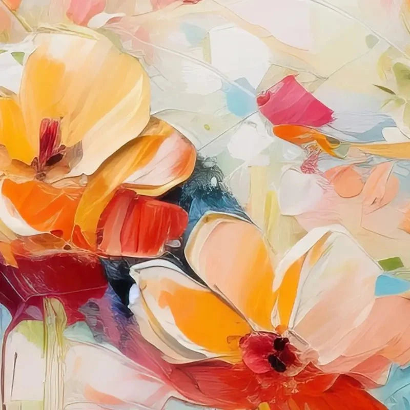 Blue Watercolour Florals Canvas Print Blue Watercolour Florals Canvas Print wall art product Gina Kelly - Independent
