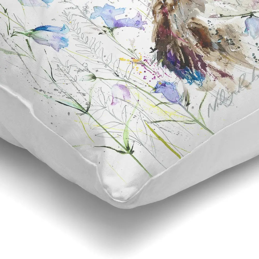 Bluebell Cushion Bluebell Cushion wall art product Nicola Jane Rowles