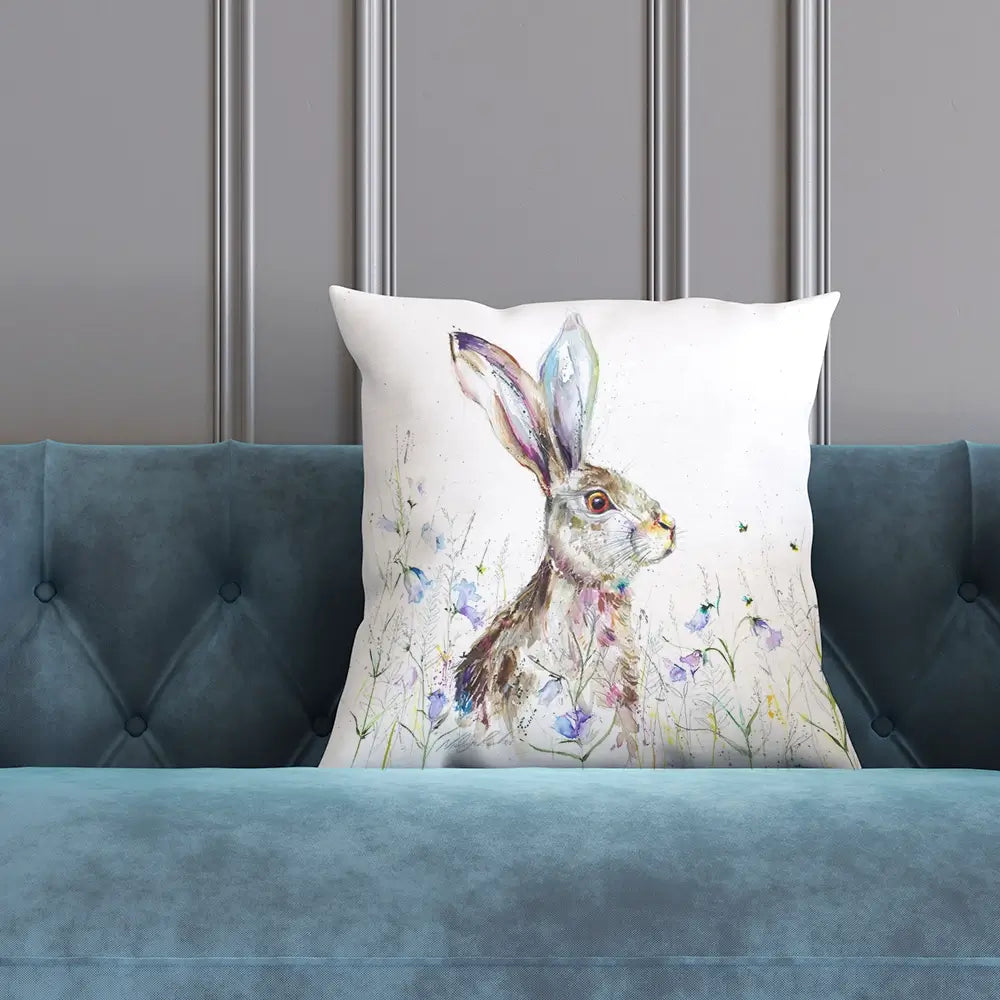 Bluebell Cushion Bluebell Cushion wall art product Nicola Jane Rowles