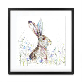 Bluebell Square Framed Art Print Bluebell Square Framed Art Print wall art product Nicola Jane Rowles