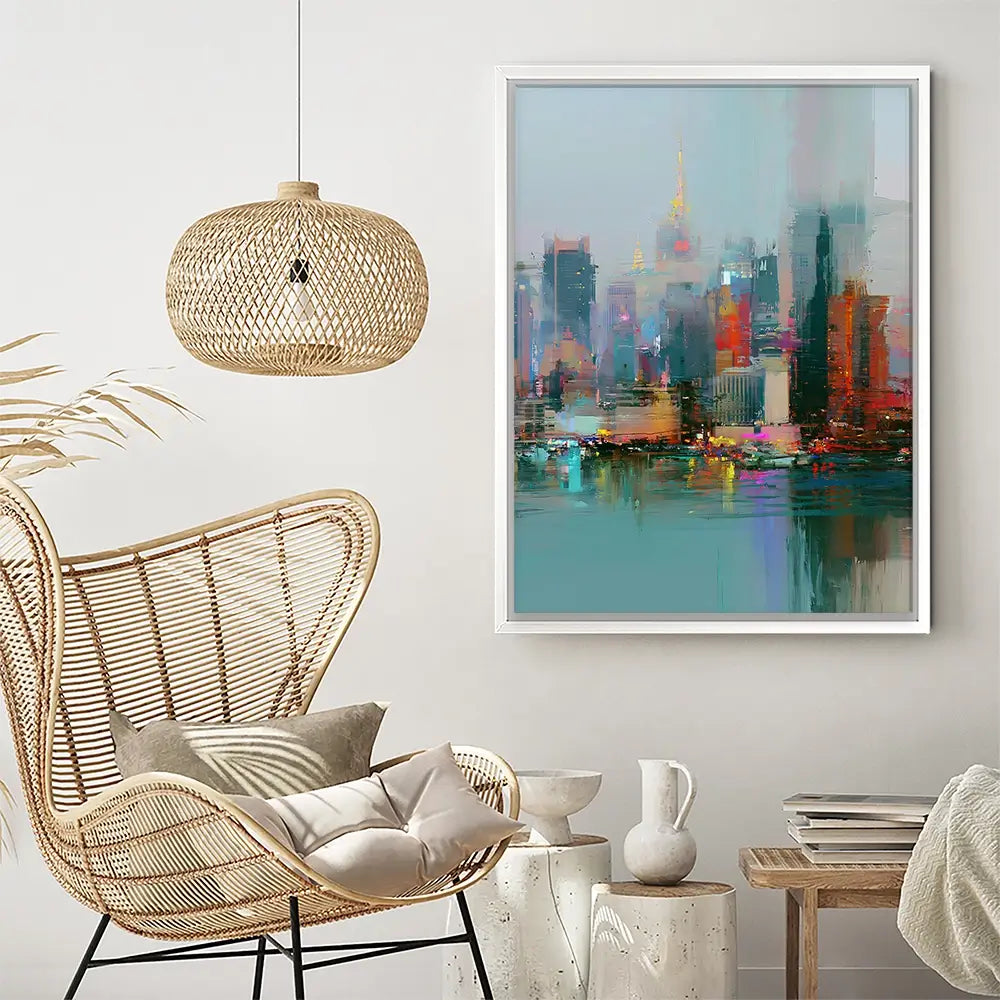 Blurred Skyline Canvas Print Blurred Skyline Canvas Print wall art product David Alexander Elder