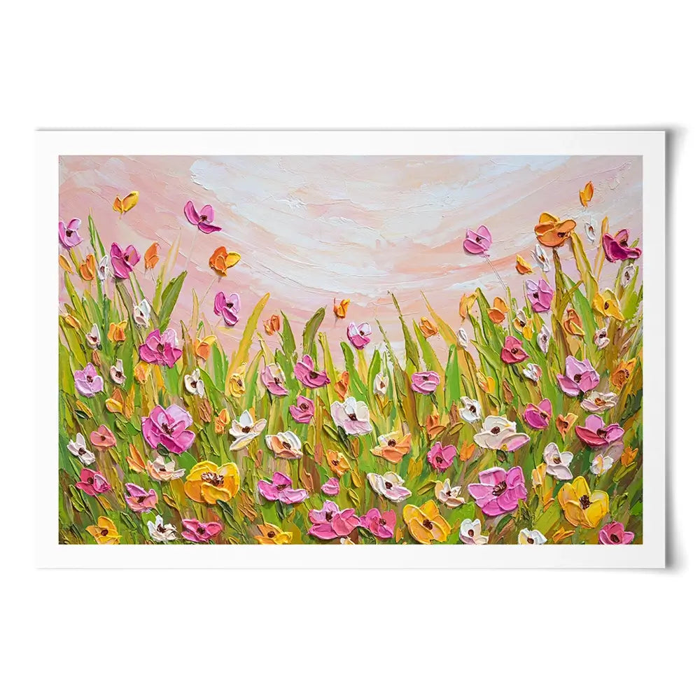 Blush Meadow Art Print Blush Meadow Art Print wall art product Olga Tkachyk