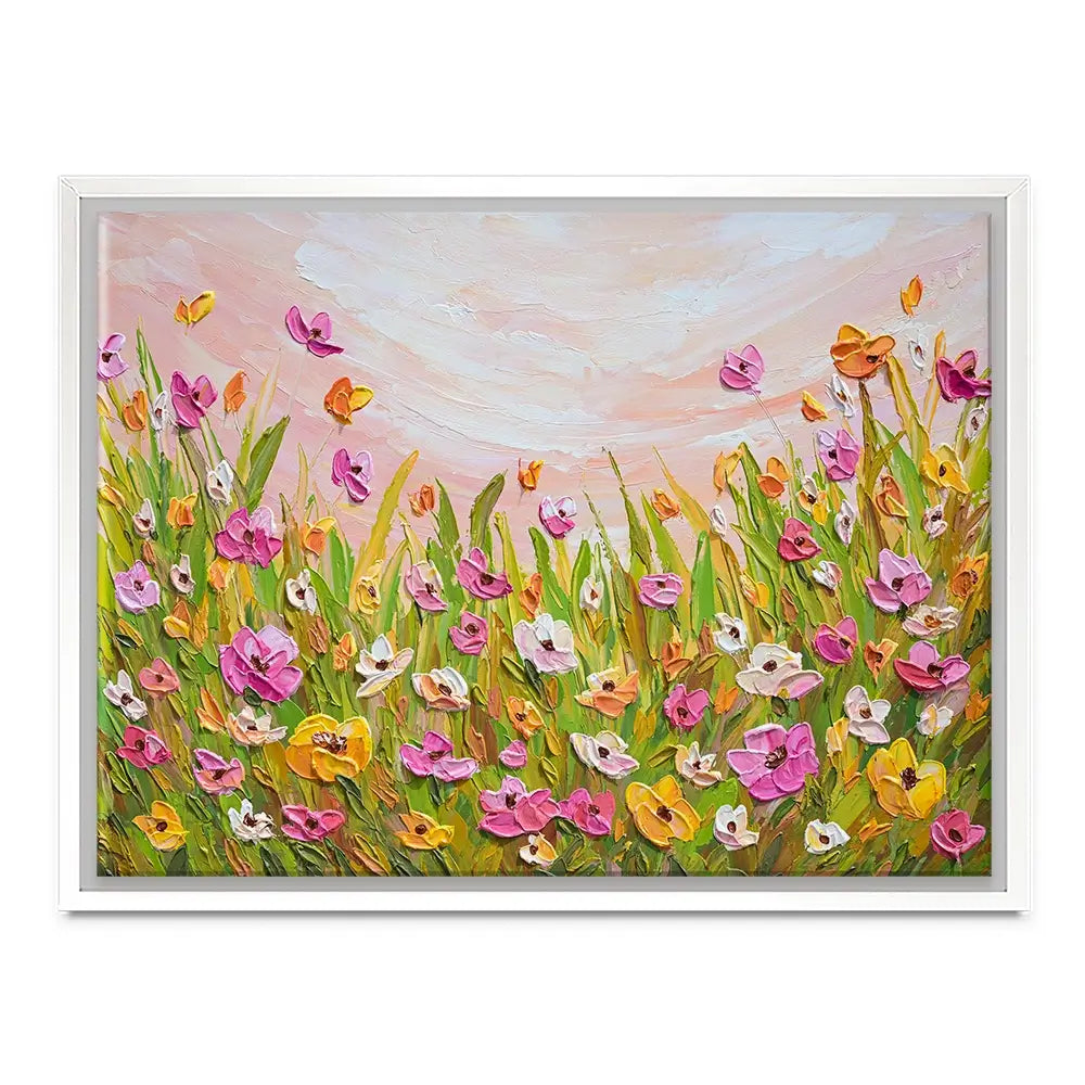 Blush Meadow Canvas Print Blush Meadow Canvas Print wall art product Olga Tkachyk