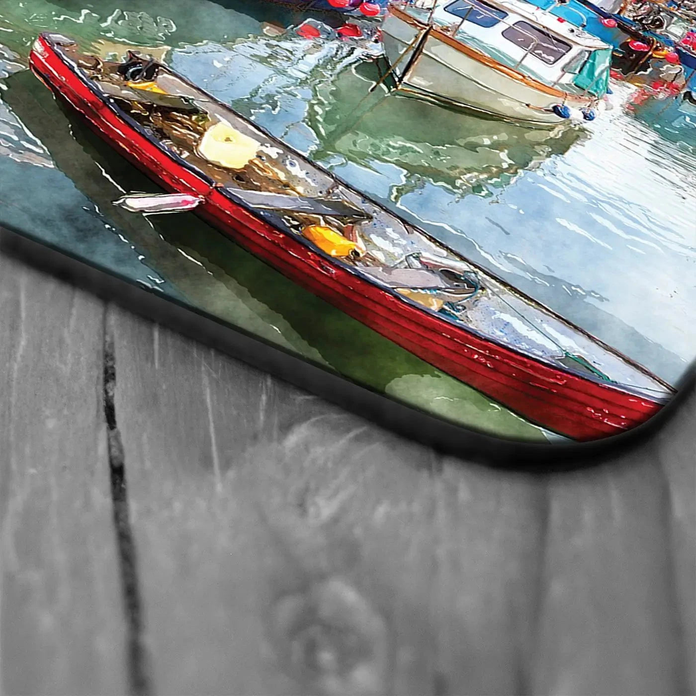 Boat Harbour Coaster Set Boat Harbour Coaster Set | Boat Harbour Art Coasters wall art product Helen Hotson / Shutterstock