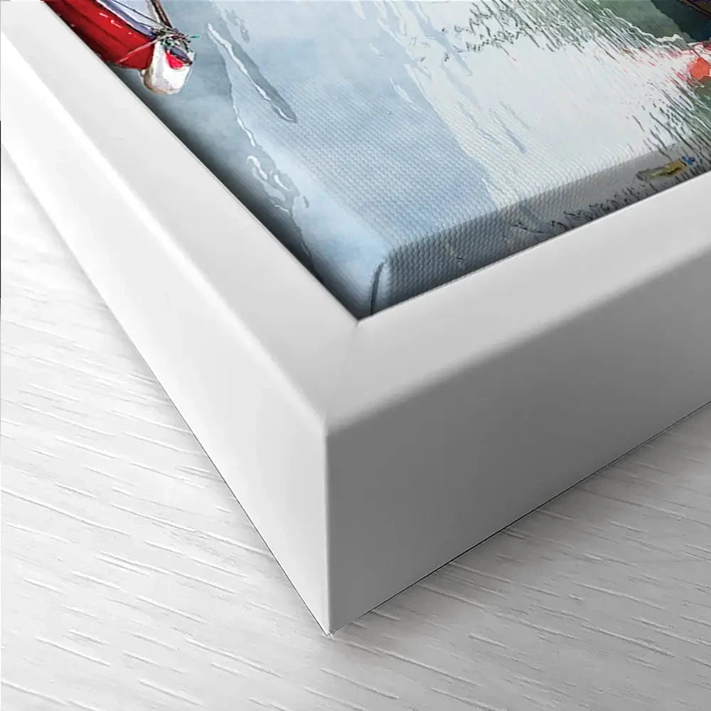 Boat Harbour Trio Canvas Print Boat Harbour Trio Canvas Print wall art product Helen Hotson / Shutterstock