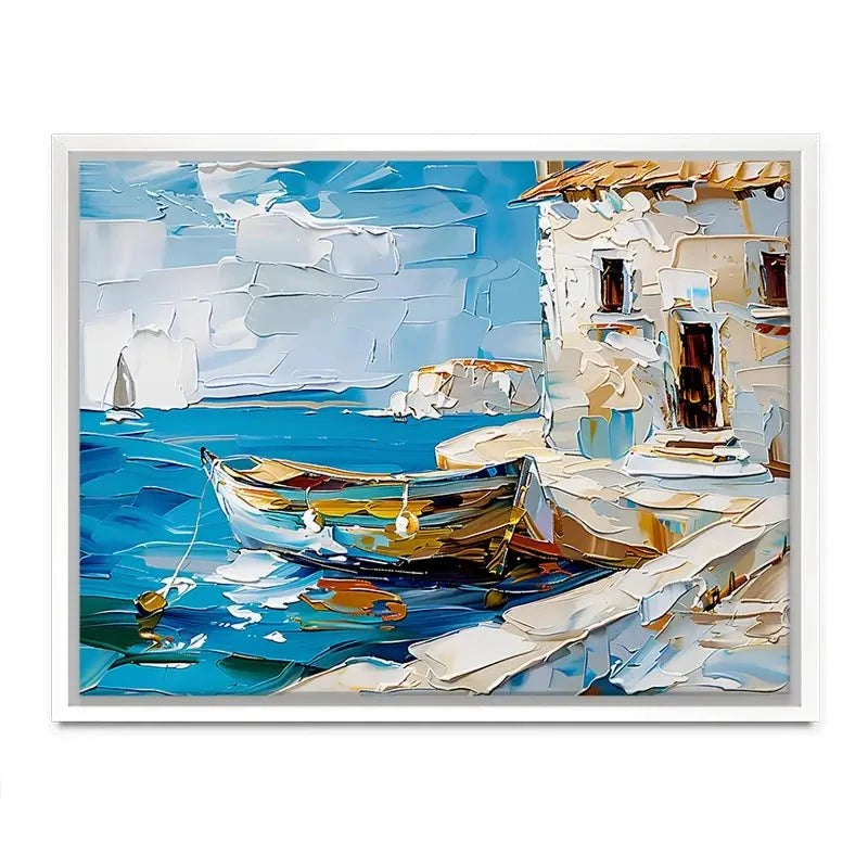 Boat On The Beach Canvas Print Boat On The Beach Canvas Print wall art product Elena Avanesova