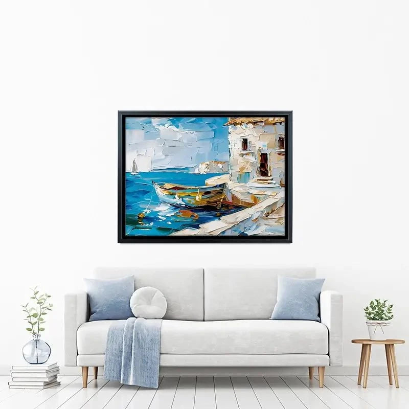 Boat On The Beach Canvas Print Boat On The Beach Canvas Print wall art product Elena Avanesova
