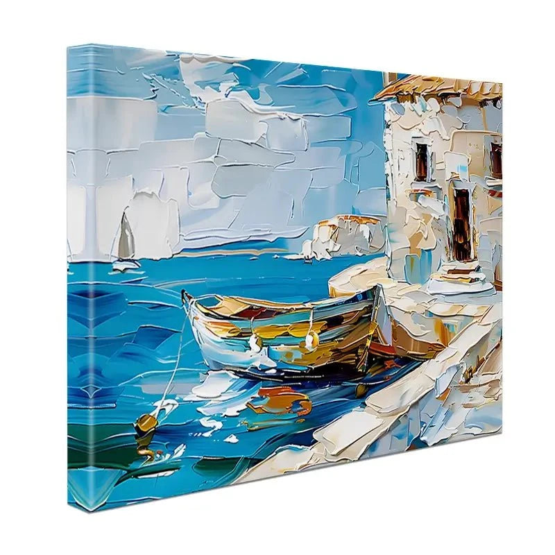 Boat On The Beach Canvas Print Boat On The Beach Canvas Print wall art product Elena Avanesova