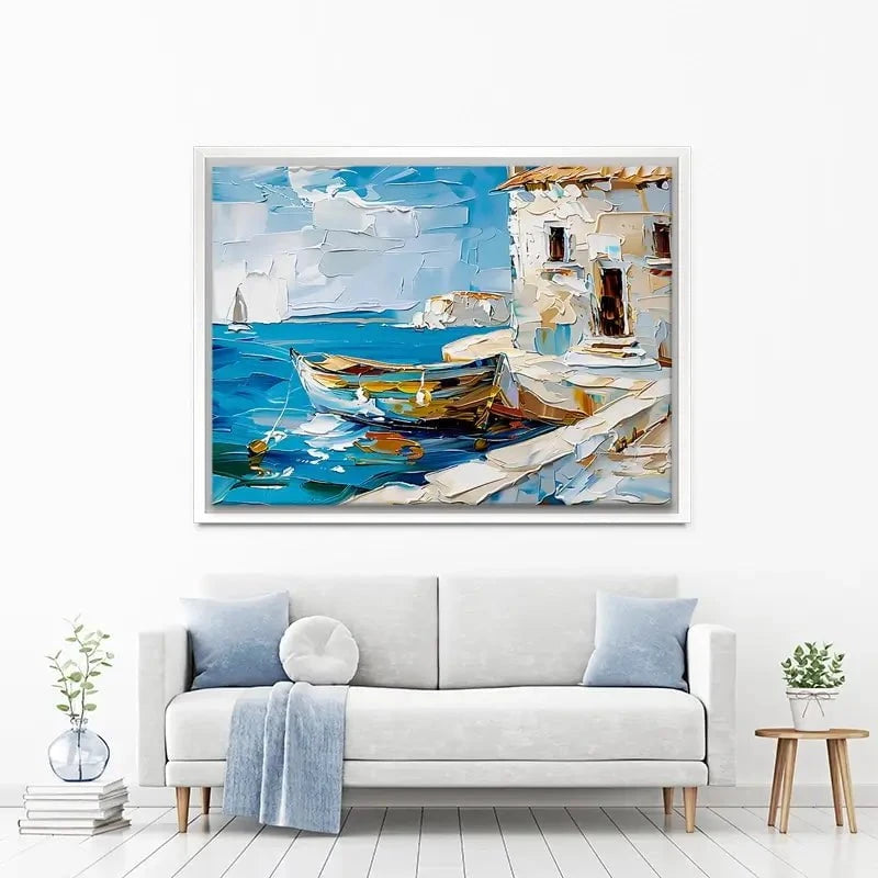 Boat On The Beach Canvas Print Boat On The Beach Canvas Print wall art product Elena Avanesova