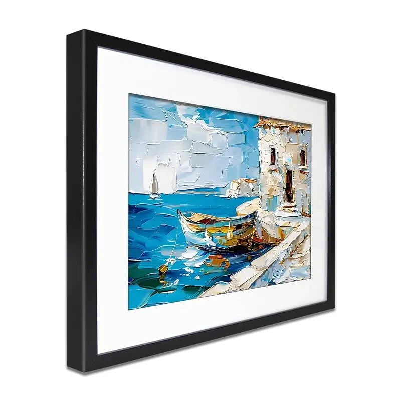 Boat On The Beach Framed Art Print Boat On The Beach Framed Art Print wall art product Elena Avanesova