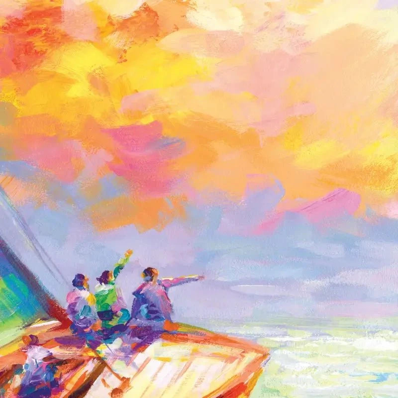 Boat Racing Framed Art Print Boat Racing Framed Art Print wall art product Leon Devenice