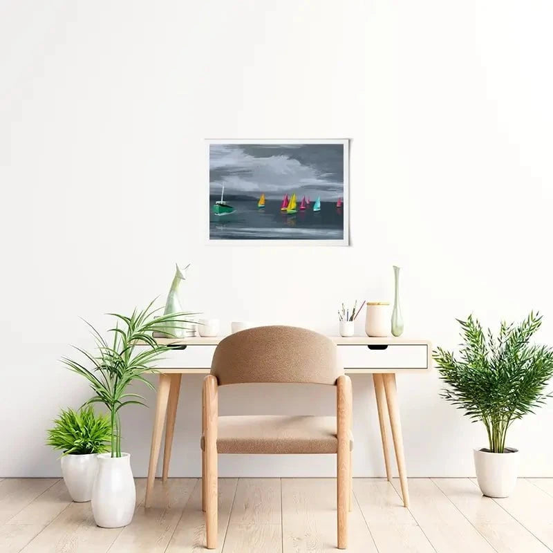 Boats Art Print Boats Art Print wall art product Aimee Linzi