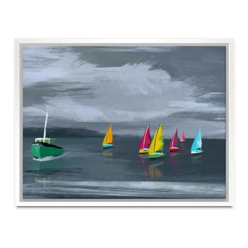 Boats Canvas Print Boats Canvas Print wall art product Aimee Linzi
