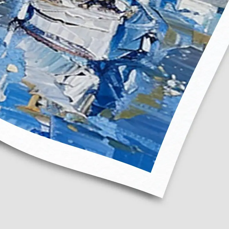 Boats In The Harbour Art Print Boats In The Harbour Art Print wall art product Elena Avanesova