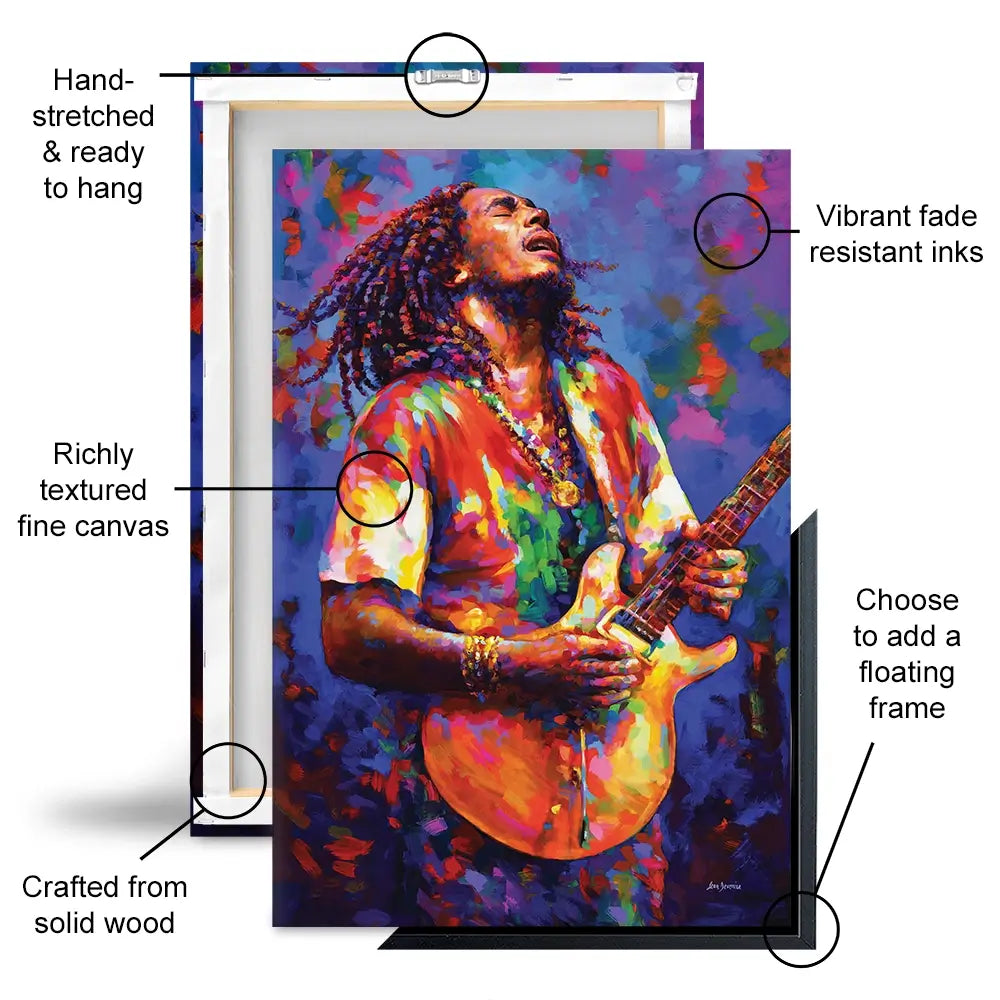 Bob Marley Canvas Print Bob Marley Canvas Print wall art product Leon Devenice