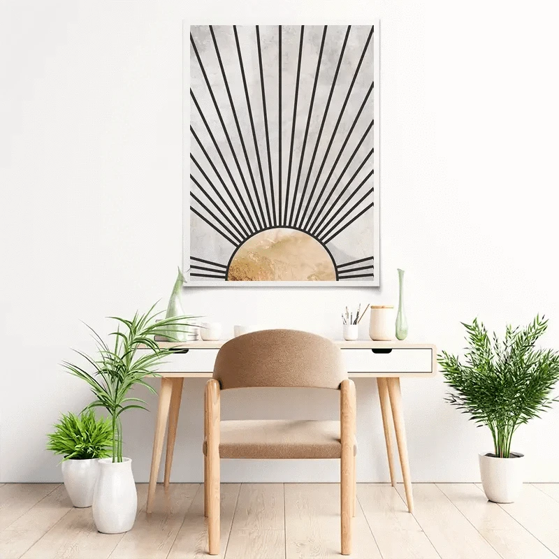Boho Sun Black 2 Art Print Boho Sun Black 2 Art Print wall art product Sarah Manovski