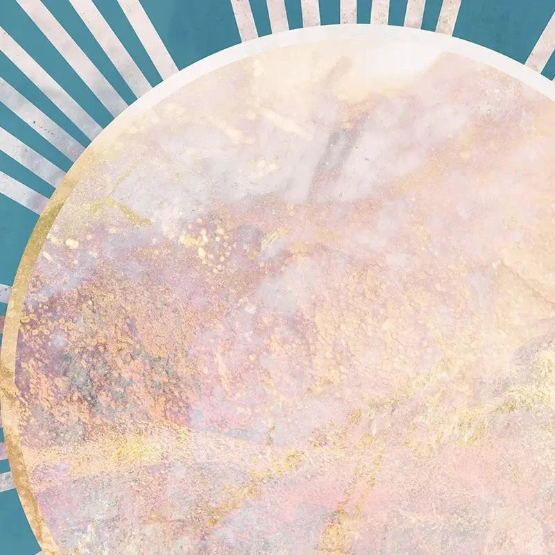 Boho Sun Blue 1 Framed Art Print Boho Sun Blue 1 Framed Art Print wall art product Sarah Manovski