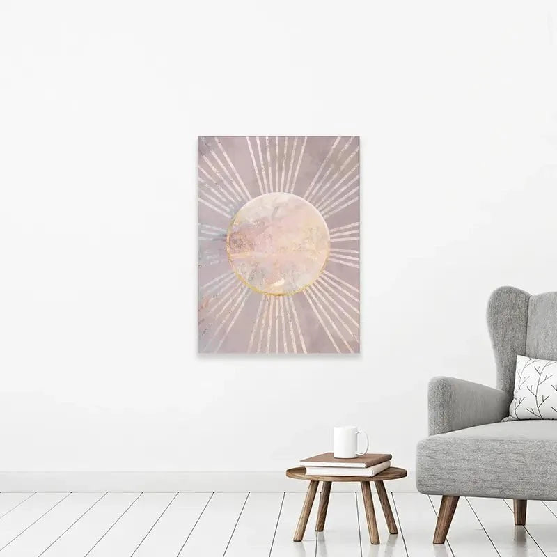 Boho Sun Pink 1 Canvas Print Boho Sun Pink 1 Canvas Print wall art product Sarah Manovski