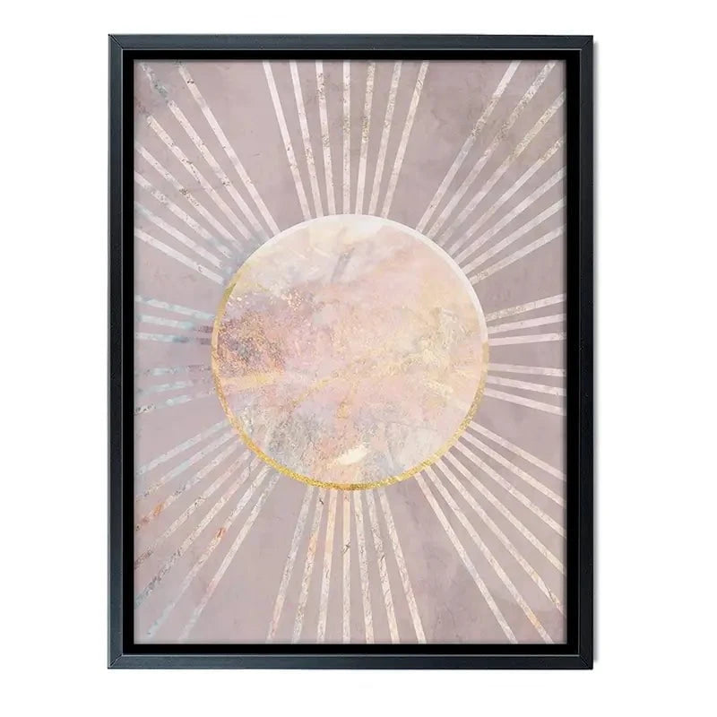 Boho Sun Pink 1 Canvas Print Boho Sun Pink 1 Canvas Print wall art product Sarah Manovski