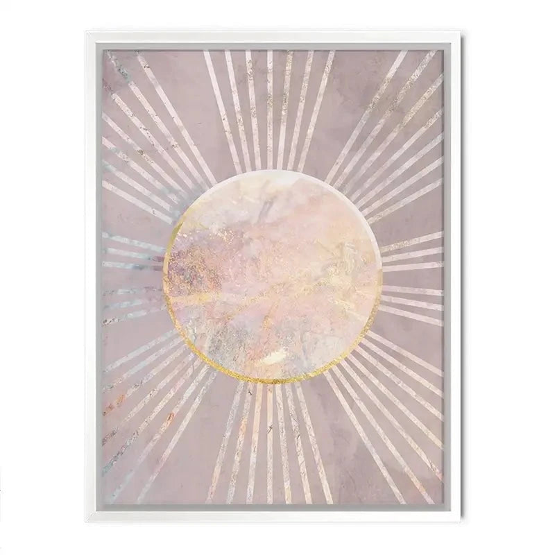 Boho Sun Pink 1 Canvas Print Boho Sun Pink 1 Canvas Print wall art product Sarah Manovski