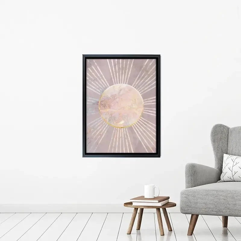Boho Sun Pink 1 Canvas Print Boho Sun Pink 1 Canvas Print wall art product Sarah Manovski