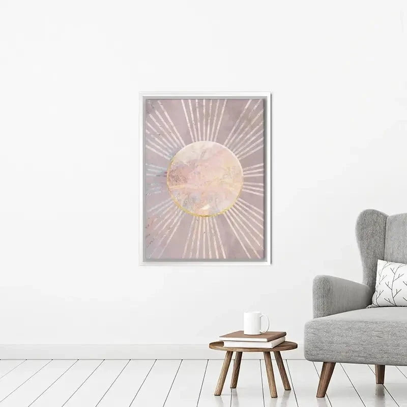 Boho Sun Pink 1 Canvas Print Boho Sun Pink 1 Canvas Print wall art product Sarah Manovski