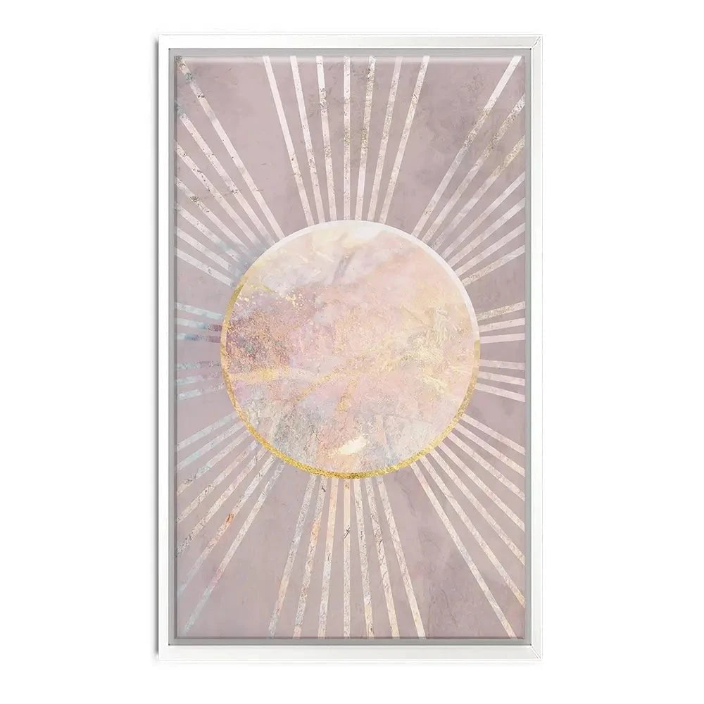 Boho Sun Pink 1 Canvas Print Boho Sun Pink 1 Canvas Print wall art product Sarah Manovski