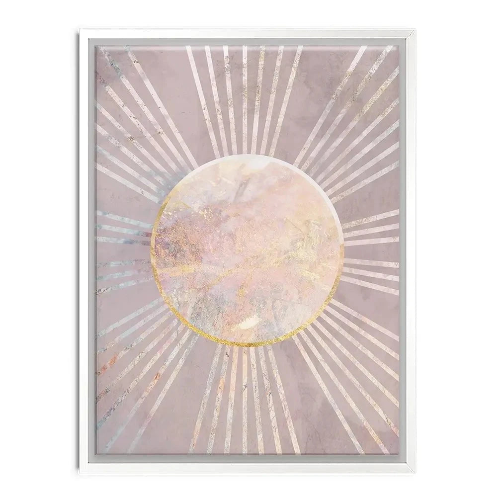 Boho Sun Pink 1 Canvas Print Boho Sun Pink 1 Canvas Print wall art product Sarah Manovski